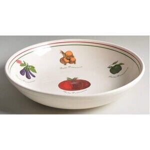 Set of 2 Portugal Pasta Primavera 12” Bowls